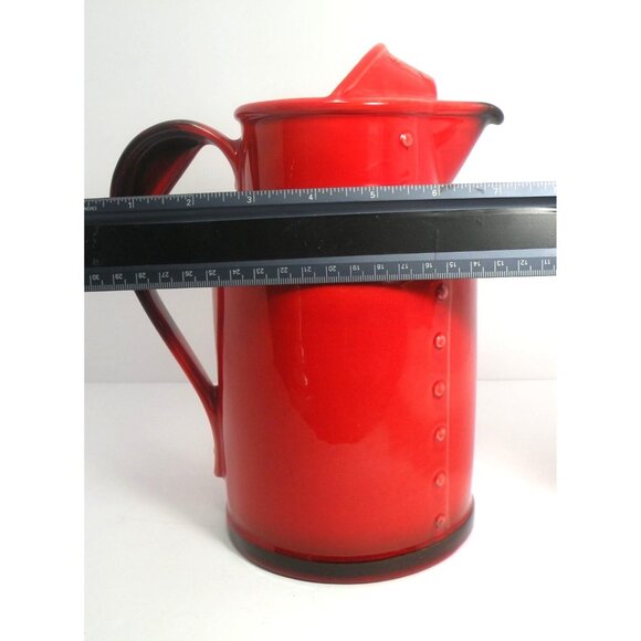 Metlox Vintage Mid Century Modern Poppy Trail 64 oz. Pitcher Cira 1950's - Picture 10 of 11